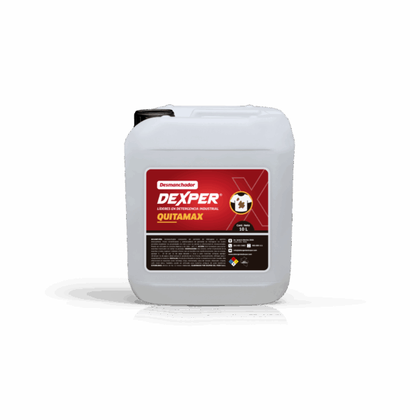 Etiqueta Desmanchador Quitamax DEXPER 10L Etiqueta Desmanchador Quitamax DEXPER 10L