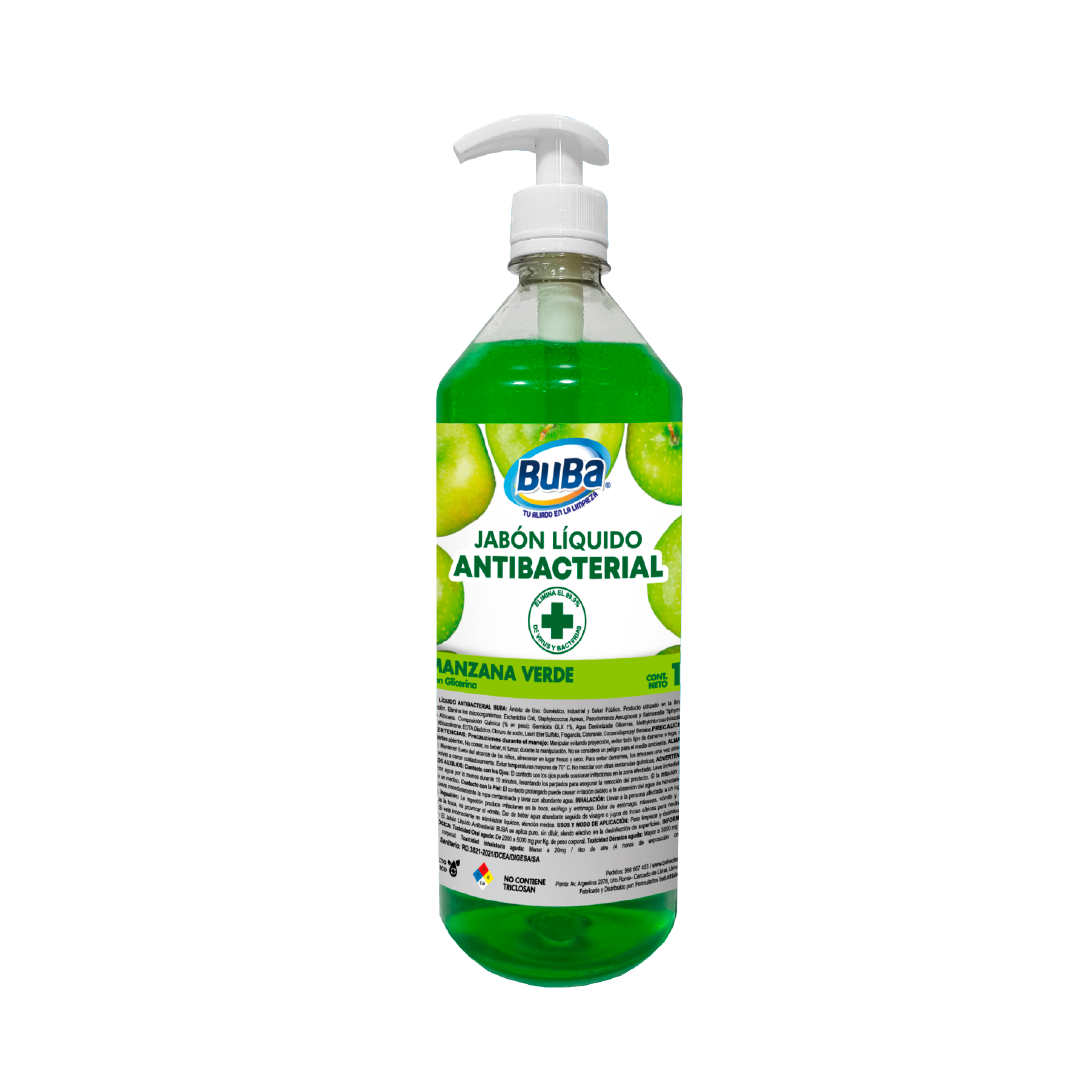 jabon antibacterial manzana 1lt