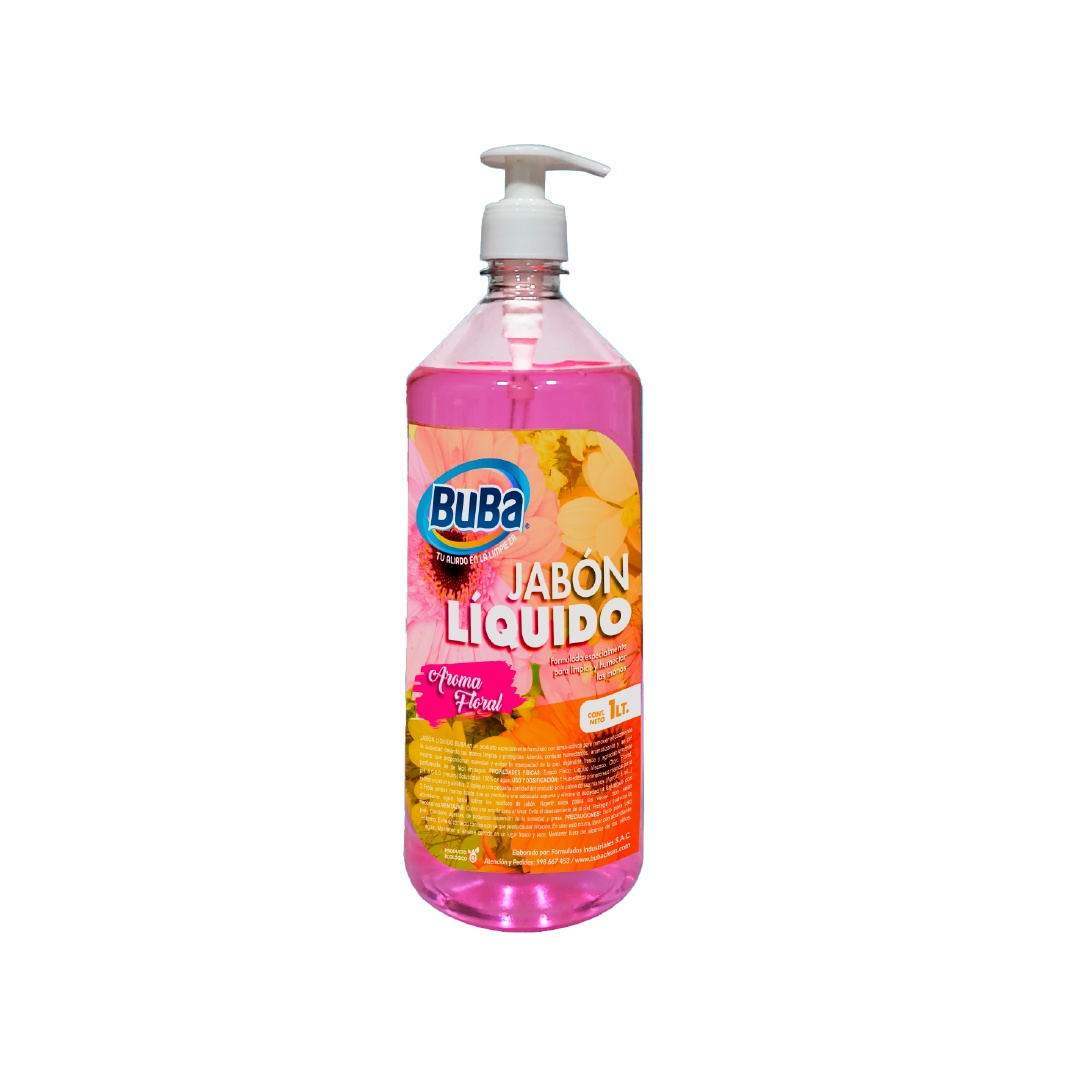 jabon liquido floral1lt